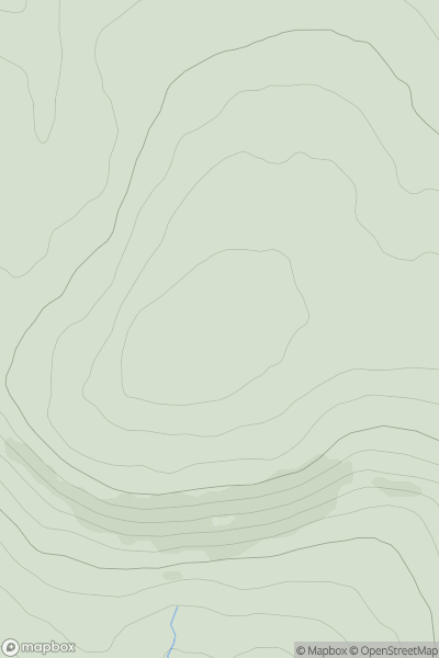 Thumbnail image for Beacon Hill [North Pennines] [NY635099] showing contour plot for surrounding peak
